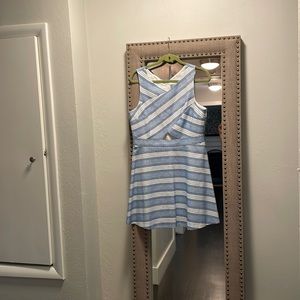 Cynthia Steffe CeCe Cut Out Fit & Flare Mini Dress